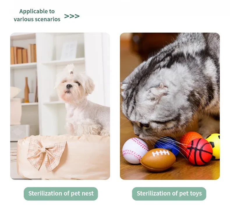 Peine esterilizador germicida para mascotas