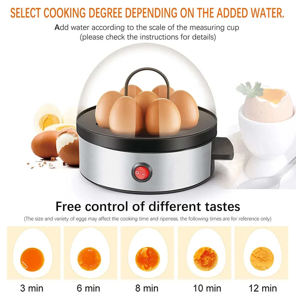 Mini vaporera multifuncional para huevos