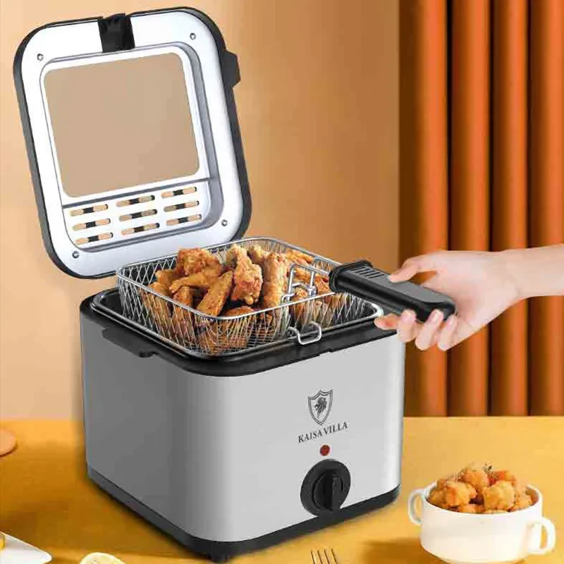 Máquina eléctrica para freír papas fritas con brochetas en freidora de aire
