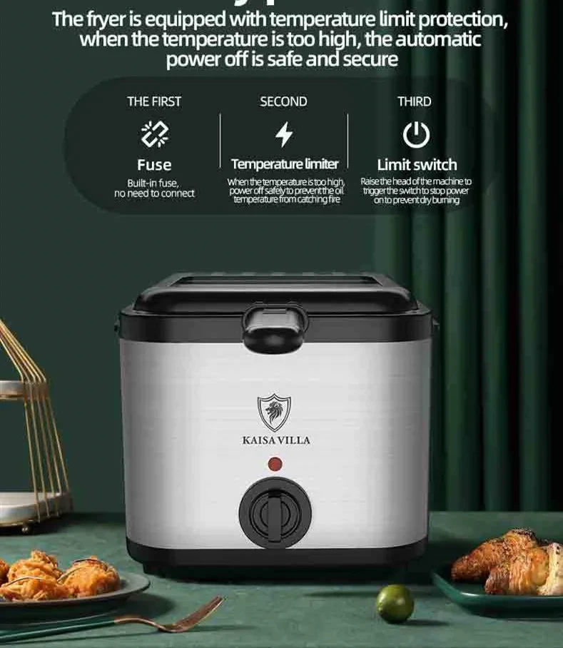 Máquina eléctrica para freír papas fritas con brochetas en freidora de aire