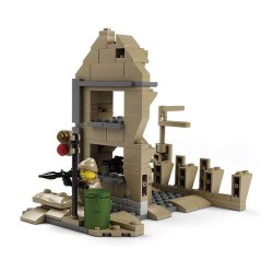 Nuevo juguete de tanque 10000. Sabiduría infantil para ensamblar bloques de construcción militares para niños. 2 tipos de modelado.