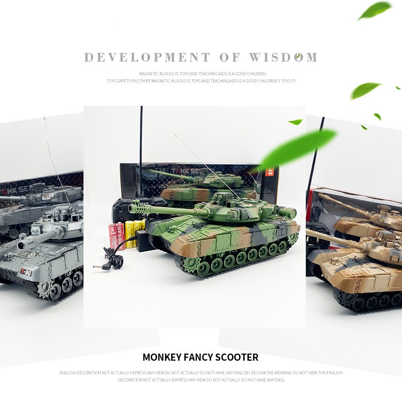 Tanque de control remoto para niños