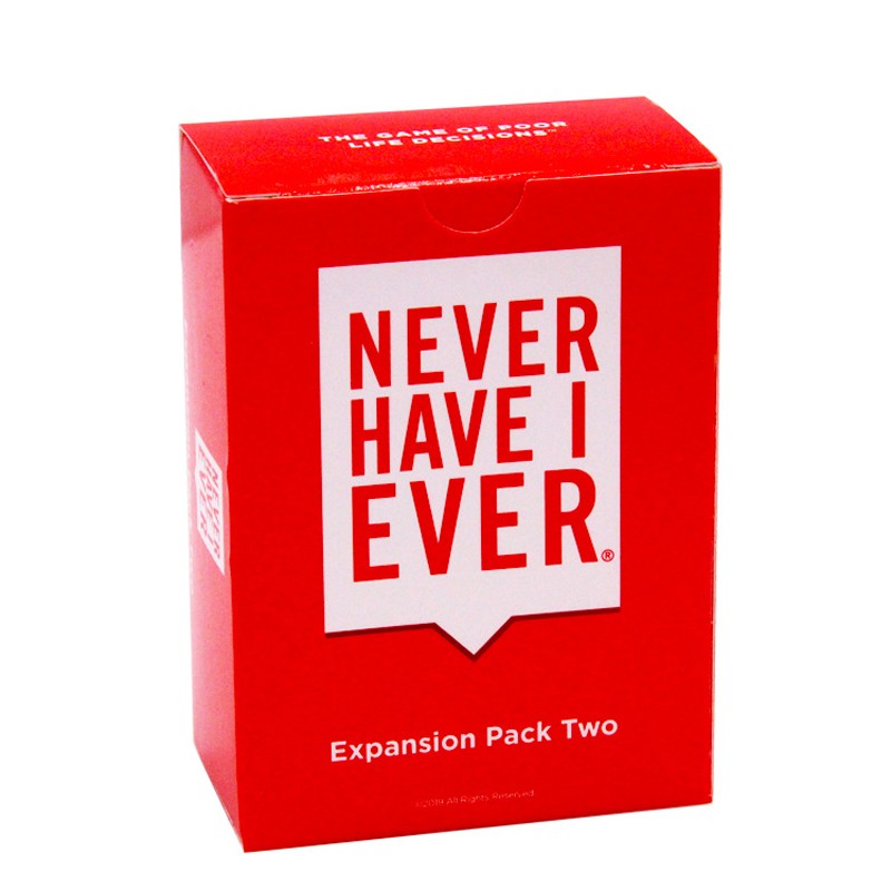 Juego de mesa Never Have I Ever en caja de lujo de 550