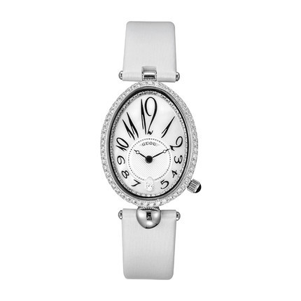 Reloj ovalado de estilo generoso, elegante y retro con forma de gota para mujer