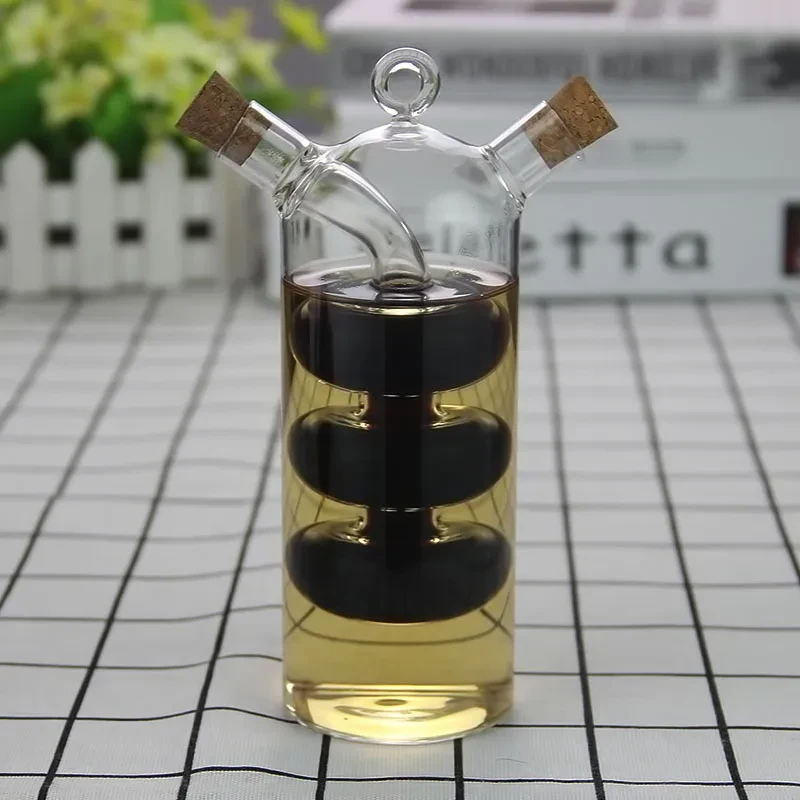 Bidón de aceite de vidrio a prueba de fugas