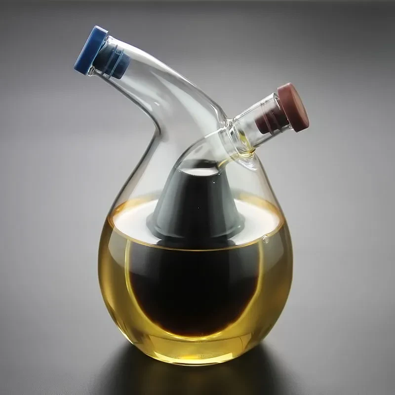 Bidón de aceite de vidrio a prueba de fugas