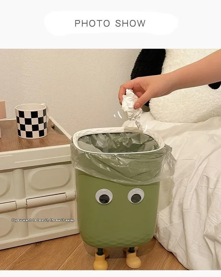 Cubo de basura de gran capacidad para el hogar