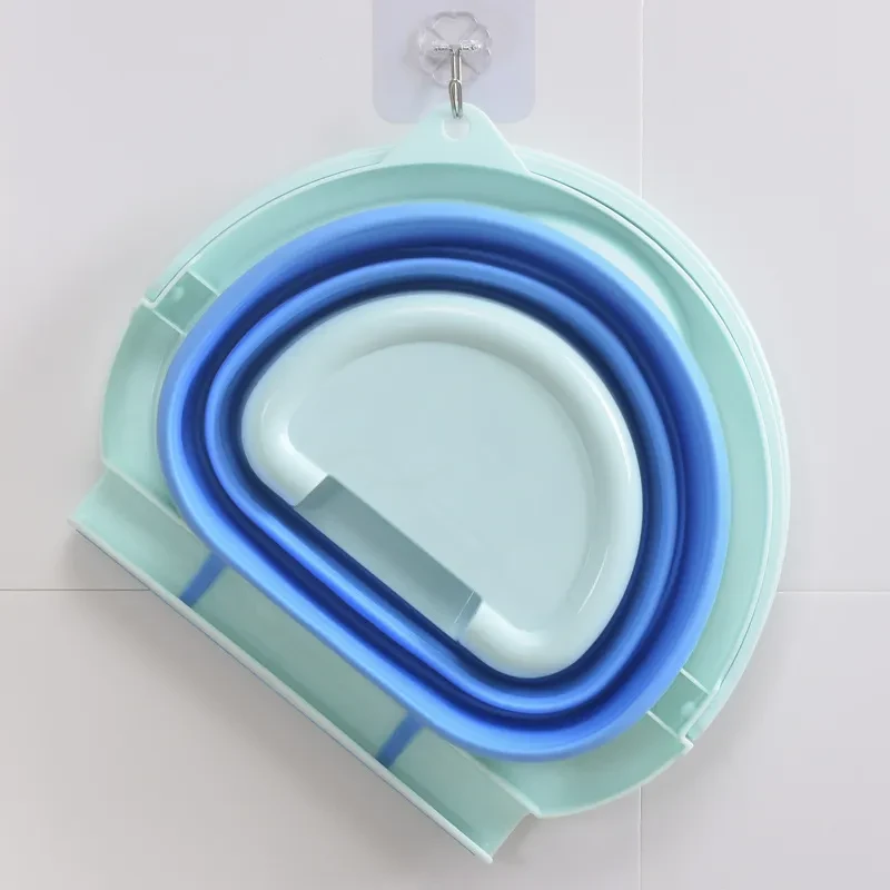 Cubo de basura doméstico plegable colgante