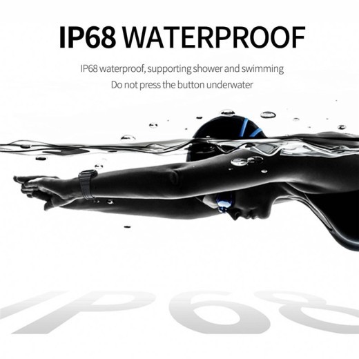 Reloj inteligente resistente al agua con control de frecuencia cardíaca