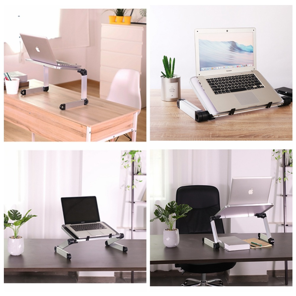 Soporte plegable para portátil, soporte ergonómico para escritorio y tableta