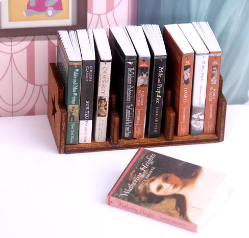 10 libros de simulación de casas de muñecas a escala 1/12