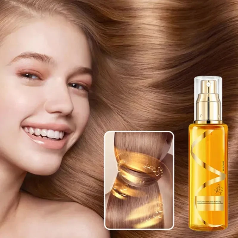 Aceite esencial para el cuidado del cabello suave para mejorar la sequedad y el frizz