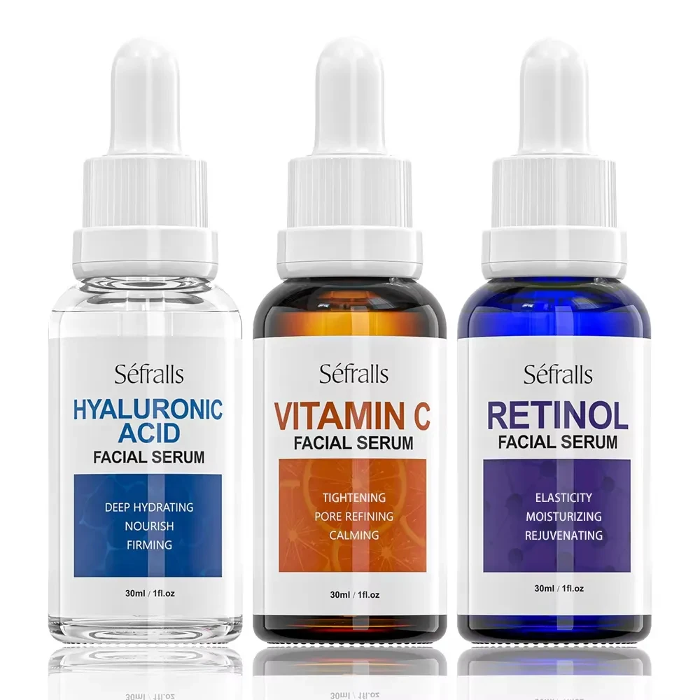 Suero facial Sefralls con ácido hialurónico, retinol y vitamina C