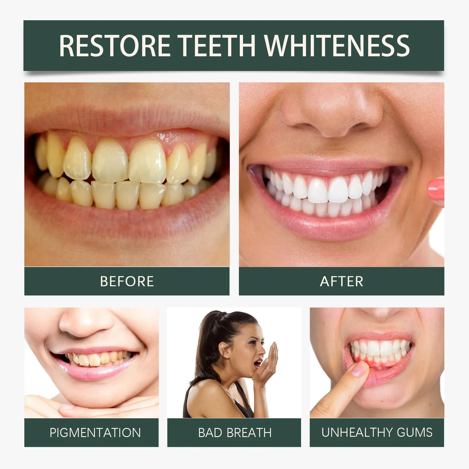 Solución para el cuidado bucal Cuidado Limpieza dental