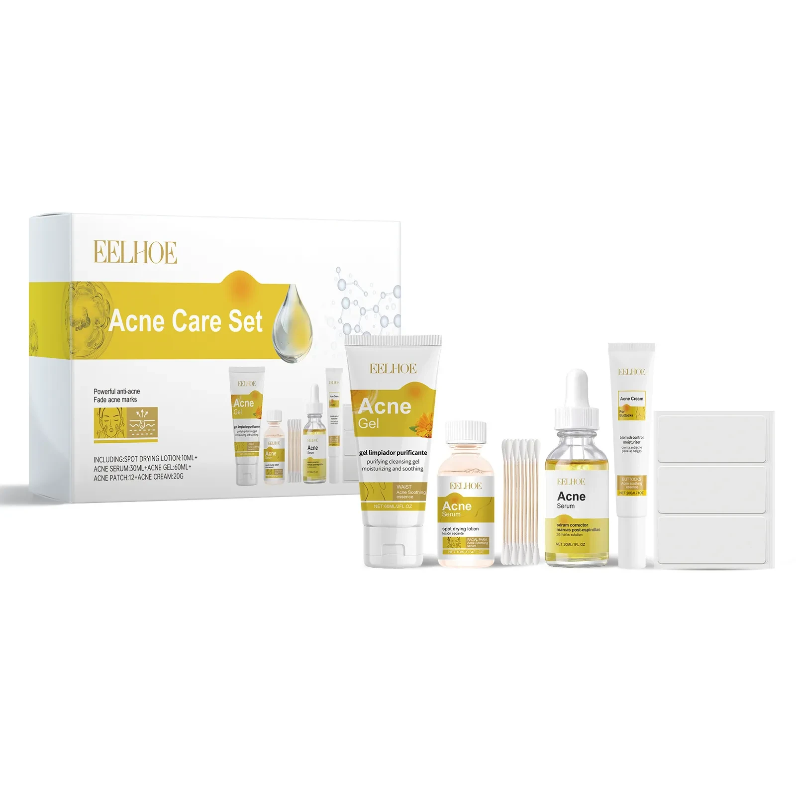 Set de cuidado de la piel para el acné Care Tender