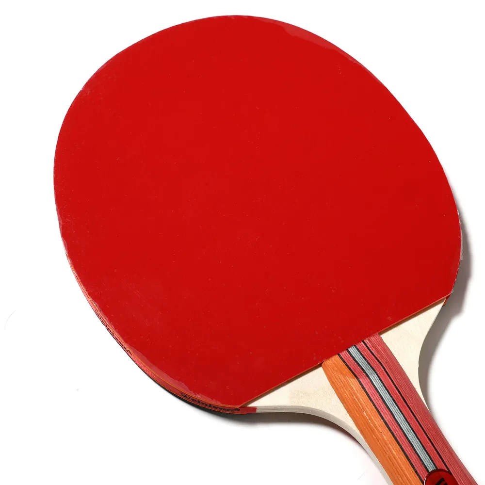 Raqueta de ping pong horizontal de goma con doble reverso