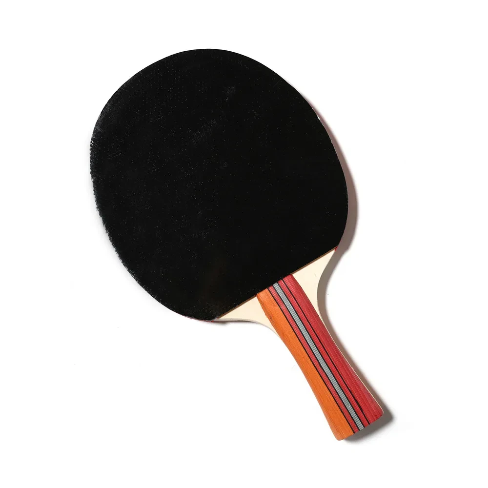 Raqueta de ping pong horizontal de goma con doble reverso