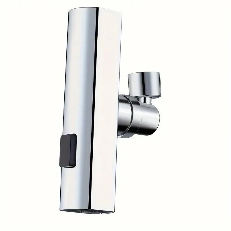Adaptador universal multifunción para grifo, flujo en cascada de 3 velocidades, cabezal de rociado giratorio, a prueba de salpicaduras, para fregaderos de baño y cocina.