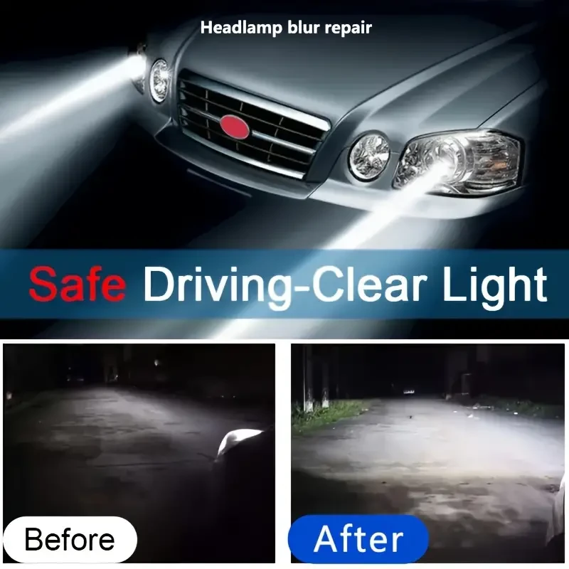 Crema reparadora de faros de coche (1 unidad): antioxidante, antiarañazos, abrillantadora y nutritiva. Otros materiales: para el mantenimiento del vehículo. Apta para todos los modelos. Ideal para conductores.