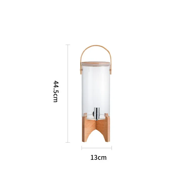 Dispensador de jugo de autoservicio con grifo, barril para bebidas frías, dispensador creativo de agua