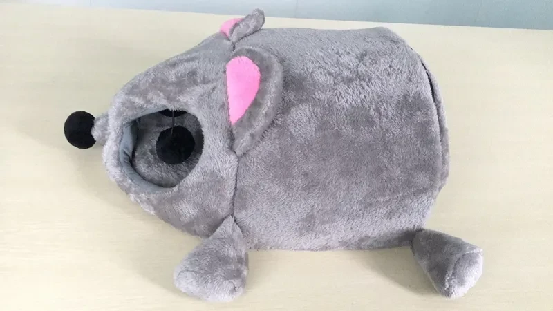 Casetas para mascotas con dibujos animados, cálidas y resistentes al viento