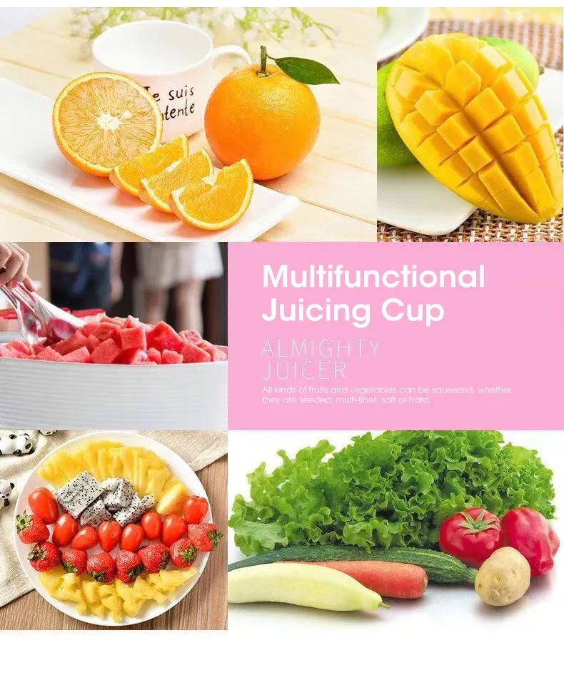 Mini licuadora de jugo de frutas para cocina