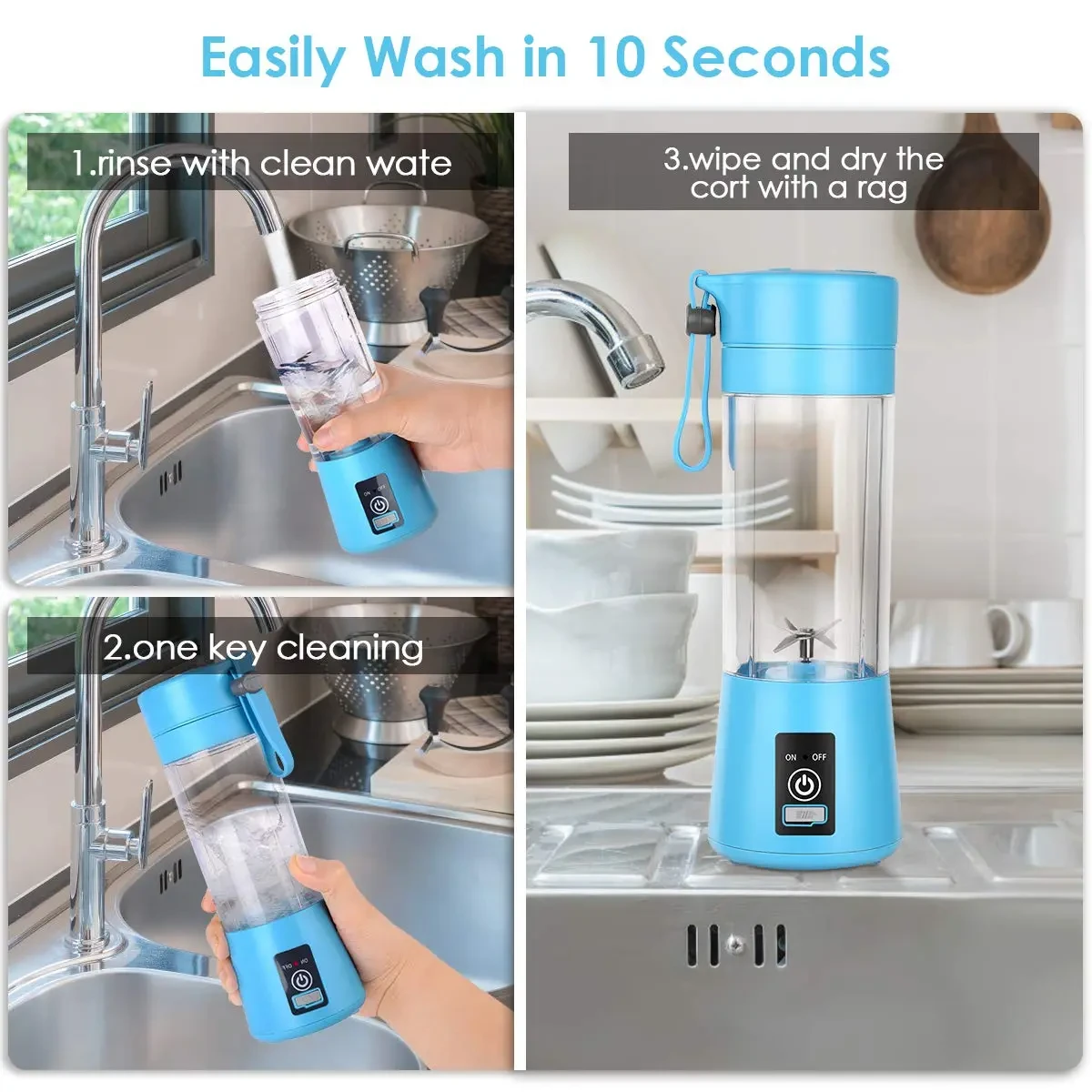 Mini licuadora de jugo de frutas para cocina