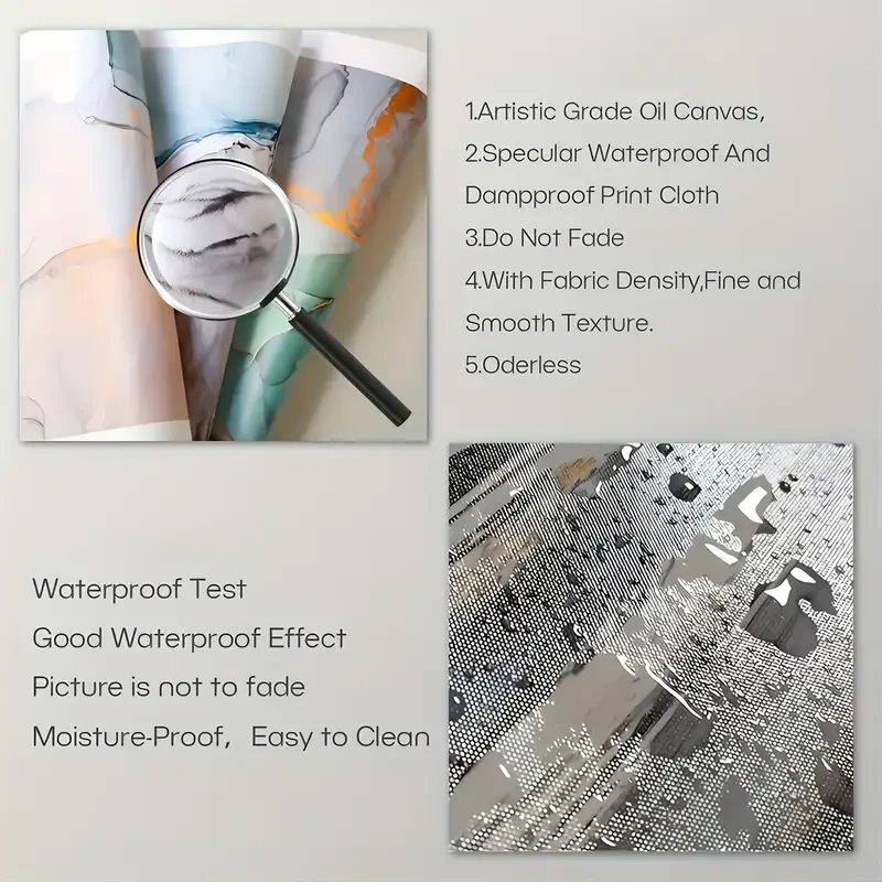 Póster de lienzo sin marco (3 piezas/juego), arte moderno, paisaje natural