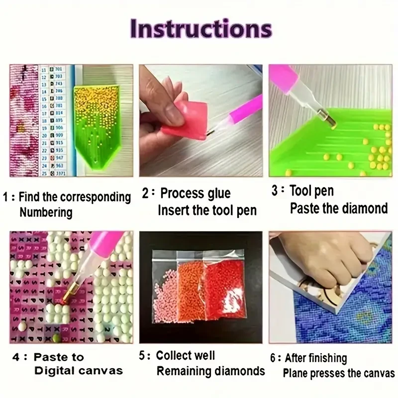 Kit de pintura de diamantes 5D DIY con temática de paisaje