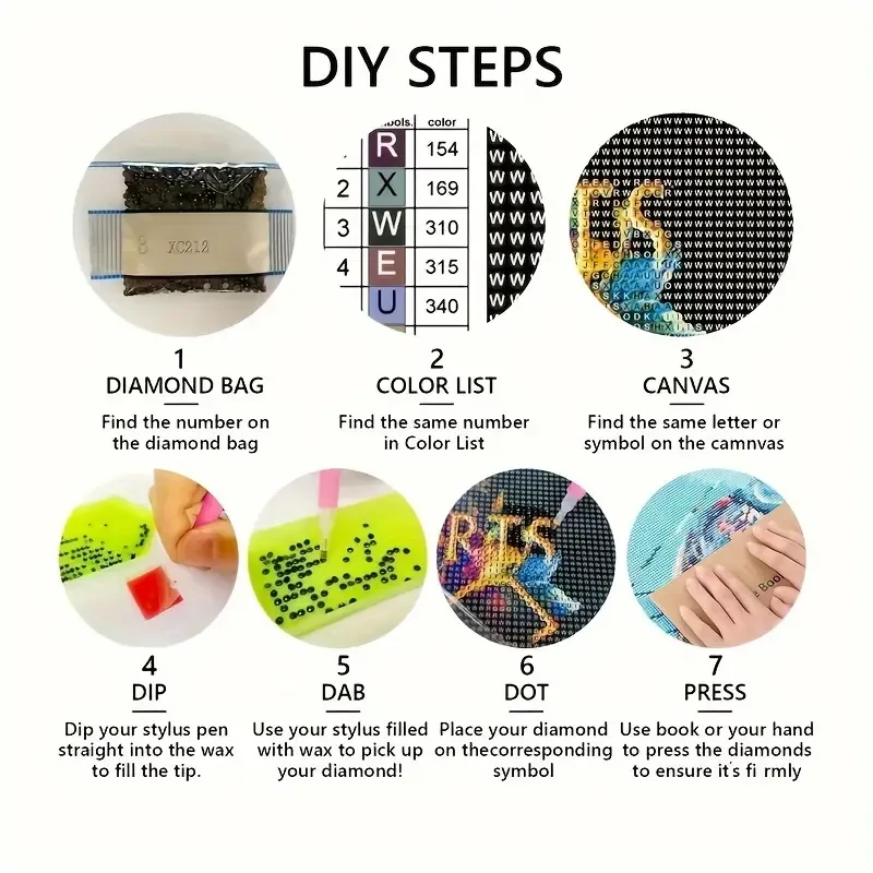 Kit de pintura de diamantes 5D DIY: Paisaje de ciervos y animales del bosque