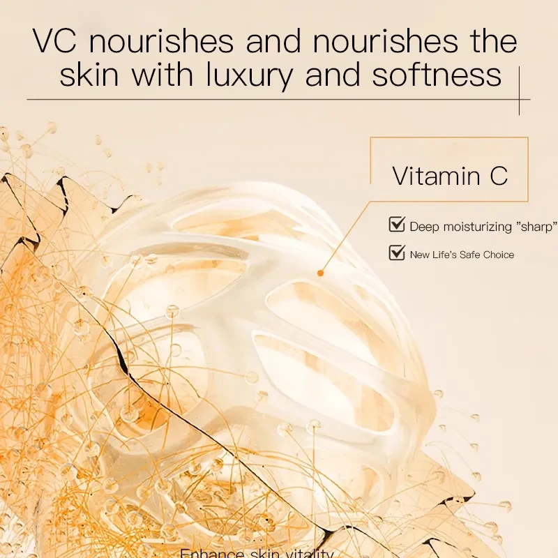 Solución para el cuidado facial con vitamina C