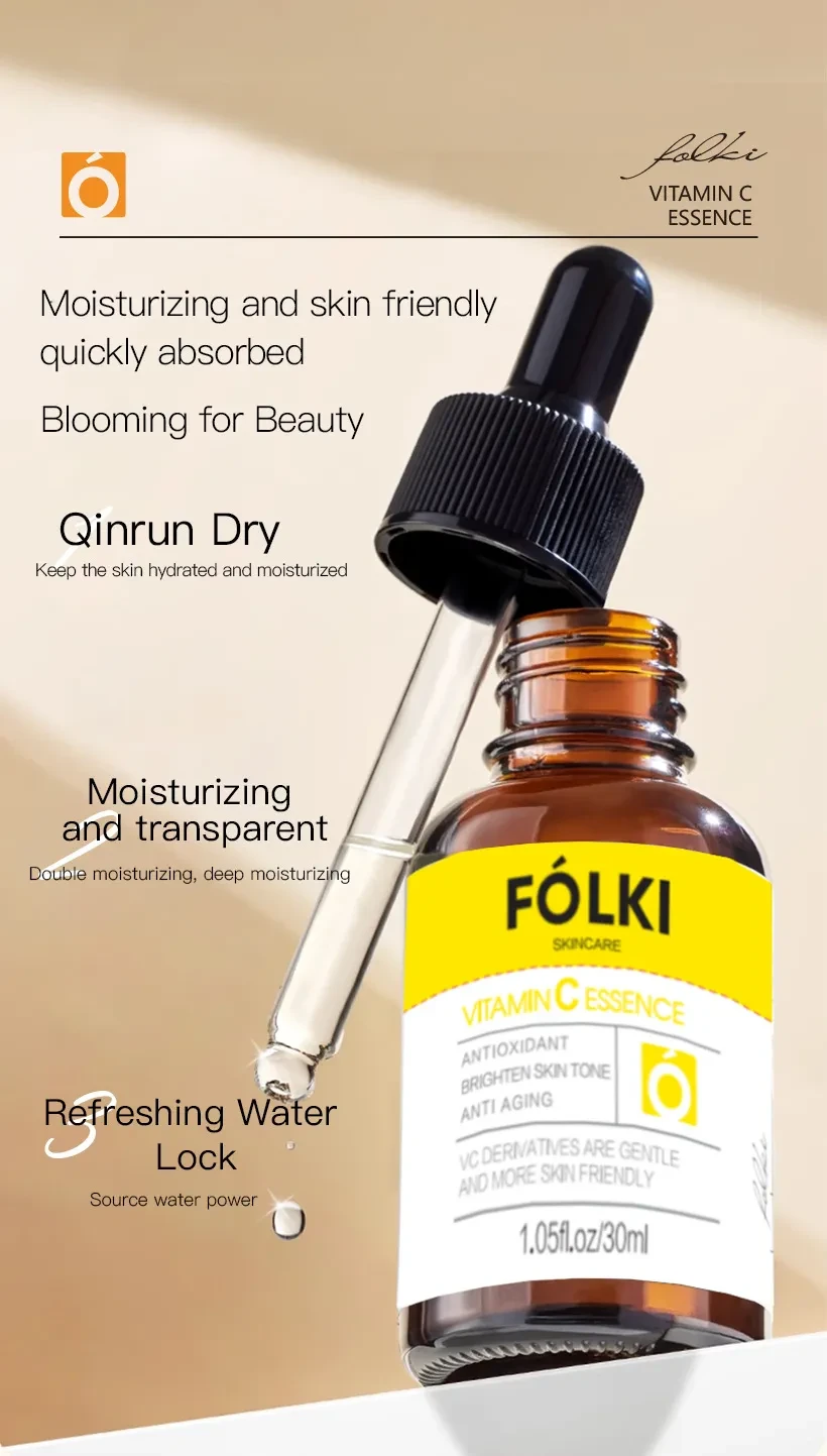 Solución para el cuidado facial con vitamina C