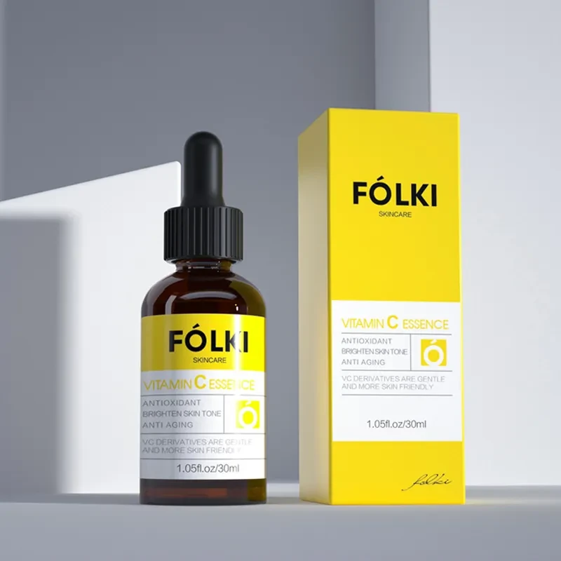 Solución para el cuidado facial con vitamina C