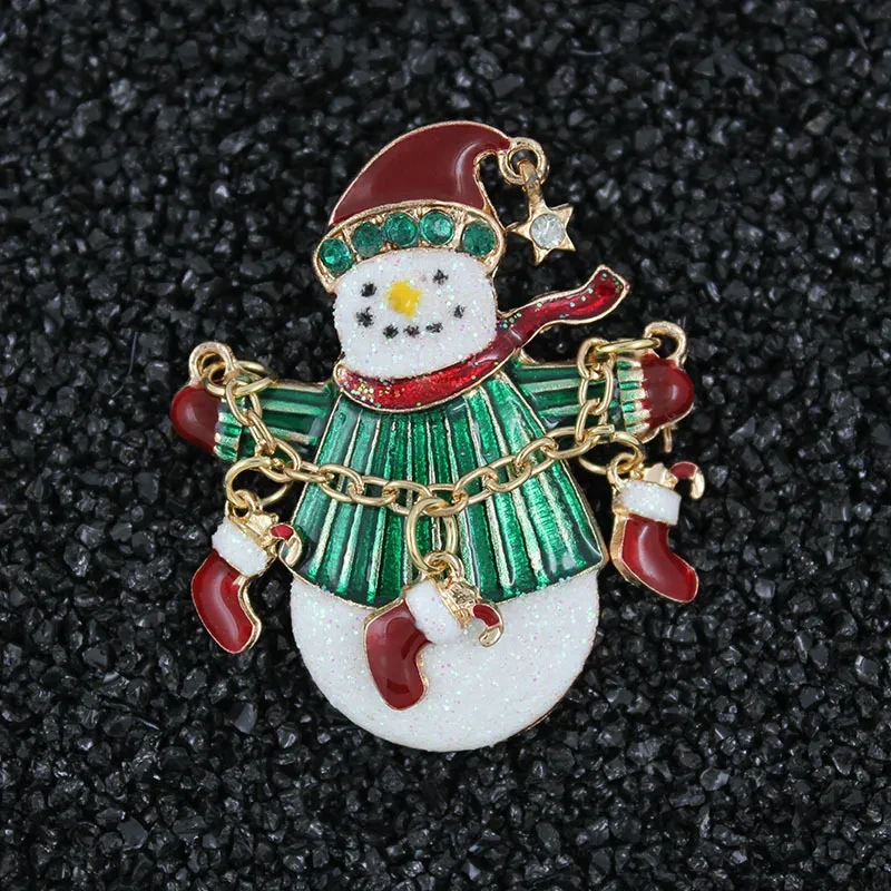 Pin de Papá Noel con disfraz de dibujos animados