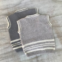 🌿🇳🇿  Merino V-Neck Vest | Hand-Knitted