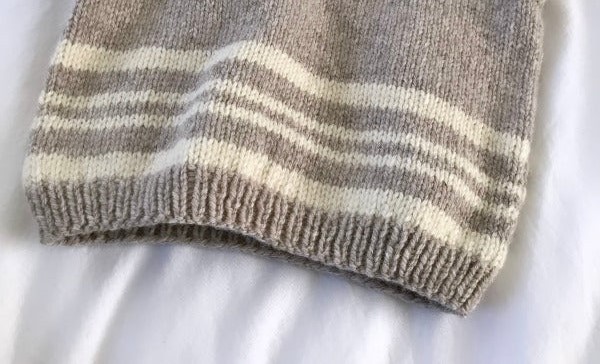 πΏπ³πΏ Merino V-Neck Vest | Hand-Knitted