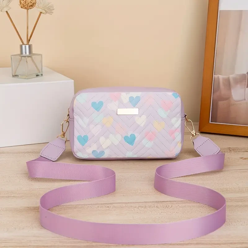Elegante bolso bandolera acolchado