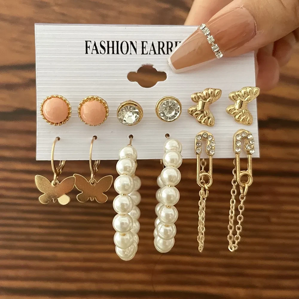 Pendientes de cadena con alfiler y personalidad creativa