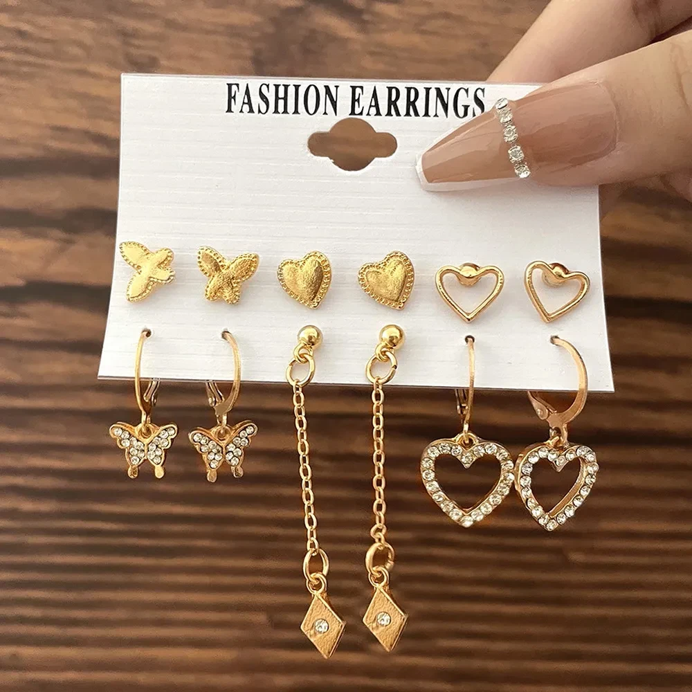 Pendientes de cadena con alfiler y personalidad creativa