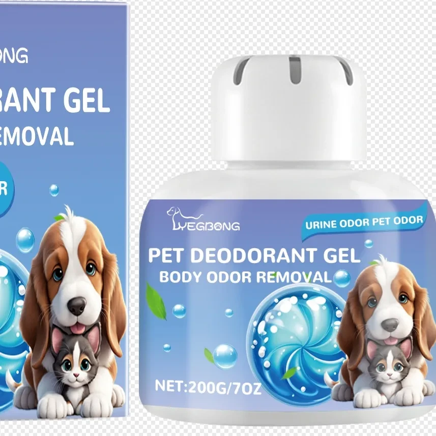 Gel desodorante para eliminar olores de mascotas