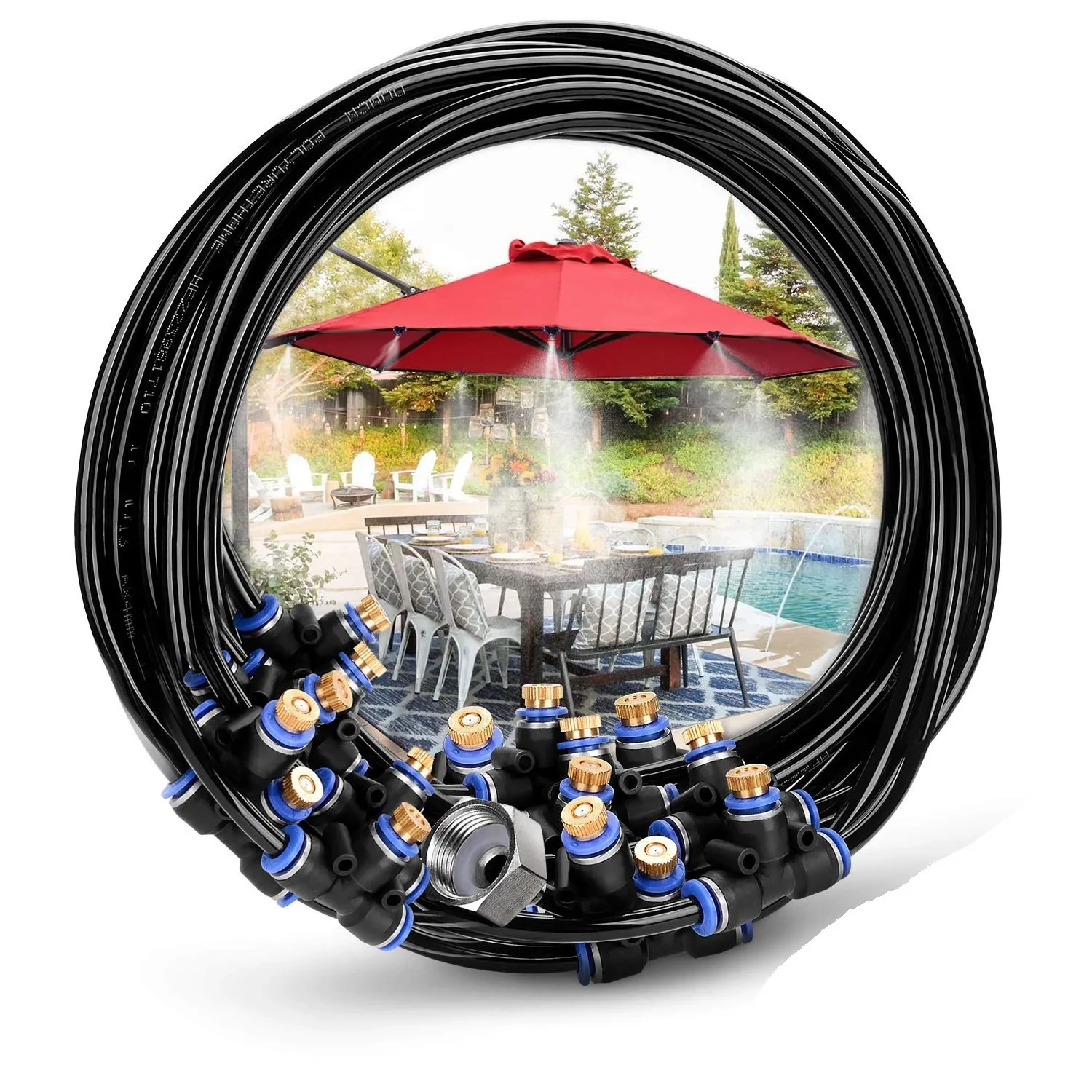Amazon Amazon Rociador de agua de pulverización fina de 8 metros