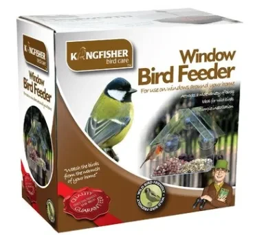 Comedero para pájaros de ventana
