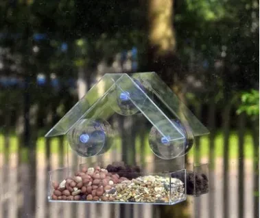Comedero para pájaros de ventana