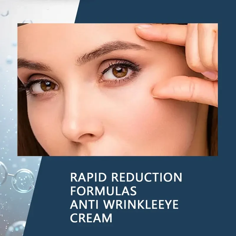 Crema antiarrugas para el contorno de ojos con ácido hialurónico al 5% (50 g/1,76 oz), para líneas de expresión, arrugas, ojeras e hinchazón. Tratamiento antiedad para todo tipo de piel. Fórmula con retinol y glicerina, ideal para hombres y mujeres.