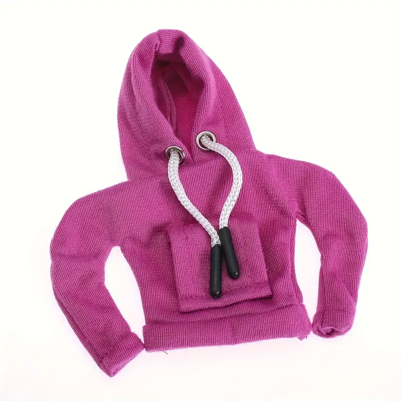 Sudadera con capucha universal de gran tamaño para palanca de cambios de coche, mini sudadera con capucha de moda para la perilla de la palanca de cambios del coche, accesorios de decoración interior.