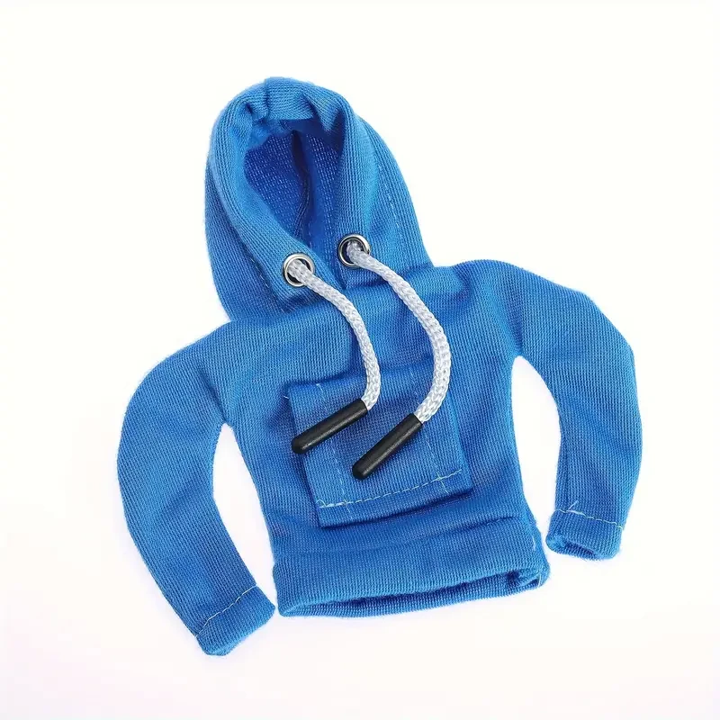 Sudadera con capucha universal de gran tamaño para palanca de cambios de coche, mini sudadera con capucha de moda para la perilla de la palanca de cambios del coche, accesorios de decoración interior.