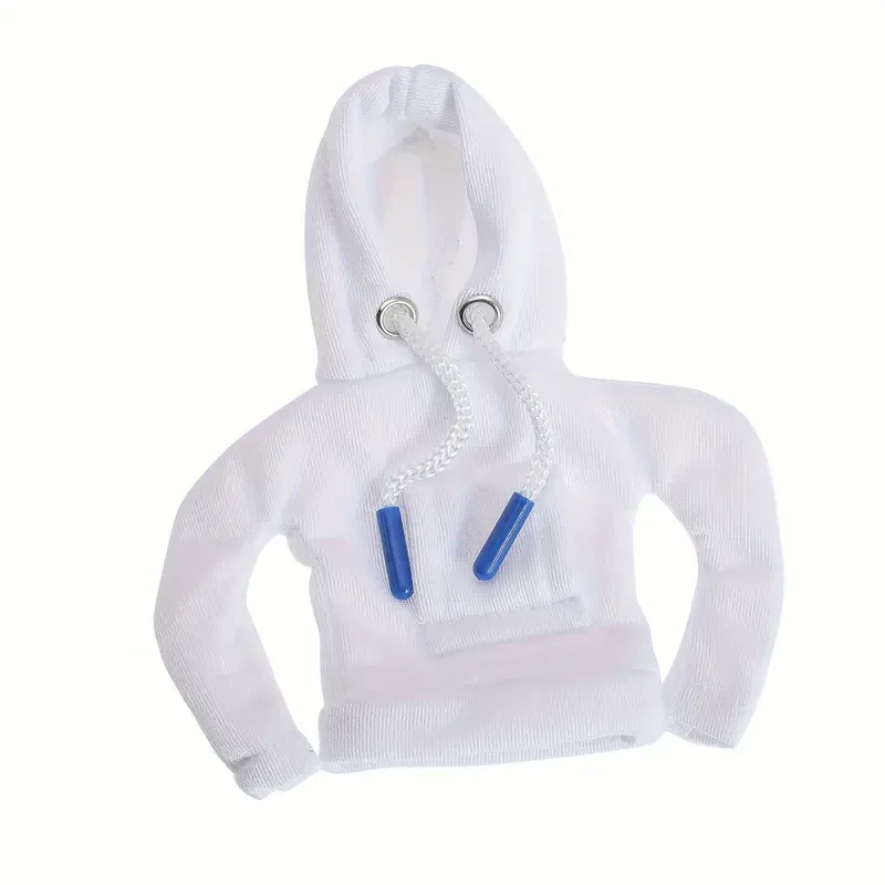 Sudadera con capucha universal de gran tamaño para palanca de cambios de coche, mini sudadera con capucha de moda para la perilla de la palanca de cambios del coche, accesorios de decoración interior.