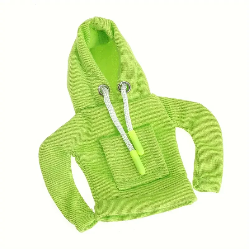 Sudadera con capucha universal de gran tamaño para palanca de cambios de coche, mini sudadera con capucha de moda para la perilla de la palanca de cambios del coche, accesorios de decoración interior.