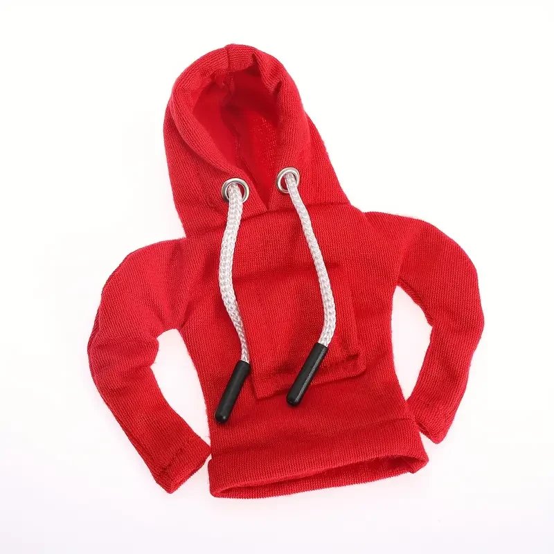 Sudadera con capucha universal de gran tamaño para palanca de cambios de coche, mini sudadera con capucha de moda para la perilla de la palanca de cambios del coche, accesorios de decoración interior.