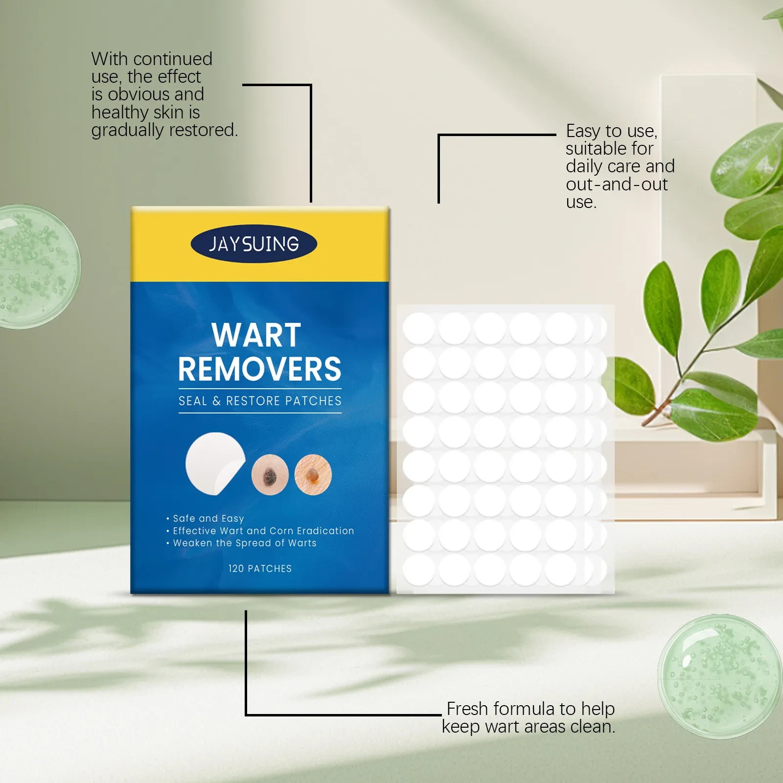 Parche limpiador de poros